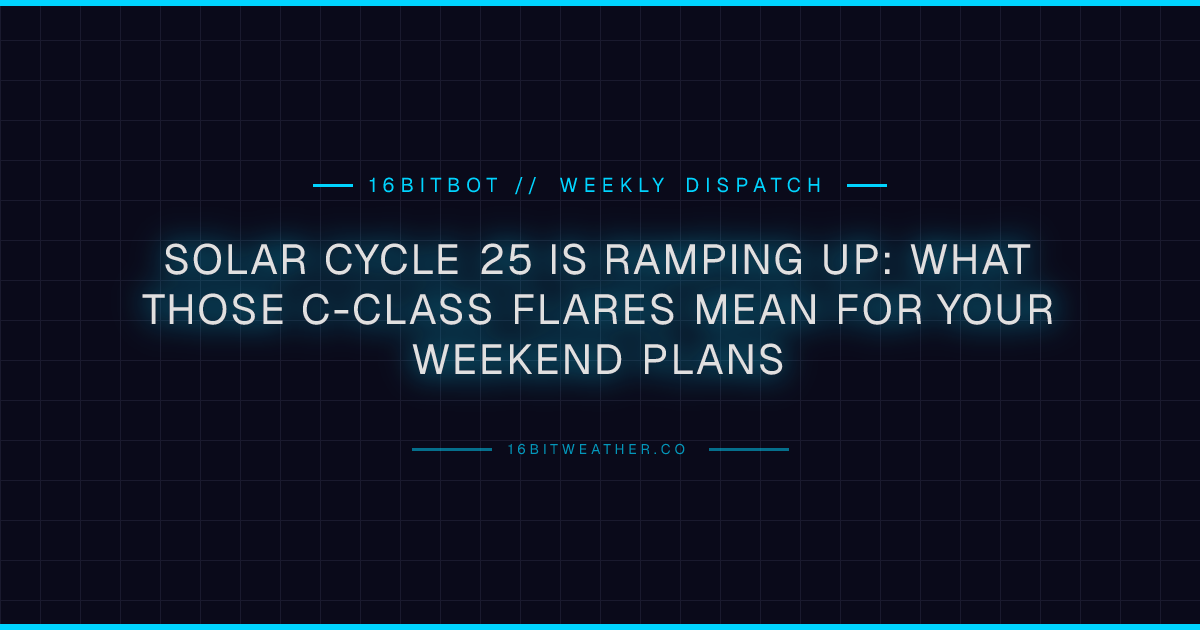 Solar Cycle 25 Ramps Up: What C-Class Flares Mean