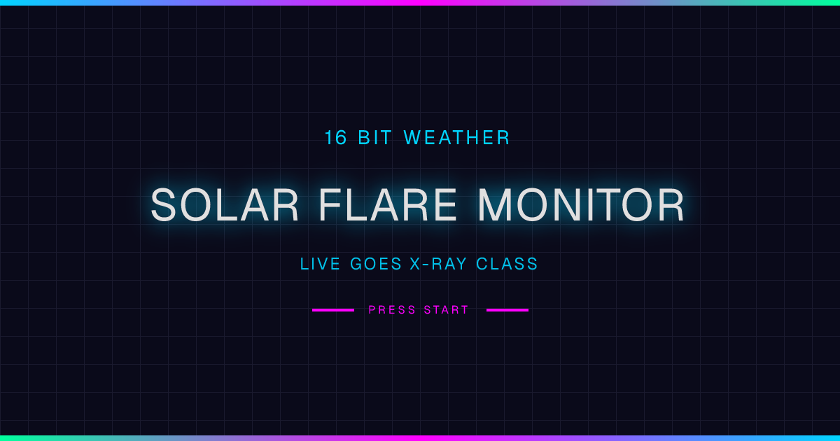 Solar Flare Monitor: Live Solar Activity